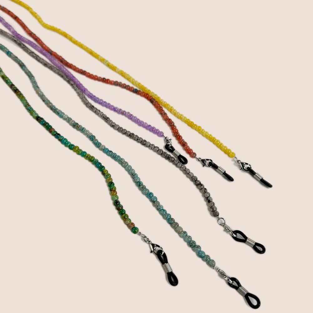 Mask Lanyard Adjustable - Lekki kolorowy szklany łańcuszek do okularów,